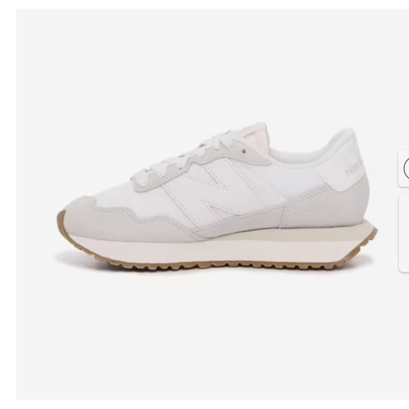 New Balance Women's 237 Casual Sneakers Whote Gray Retro Comfort Sporty size 8 - Picture 4 of 13